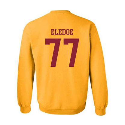 Iowa State - NCAA Football : Easton Eledge - Sports Shersey Crewneck Sweatshirt-1