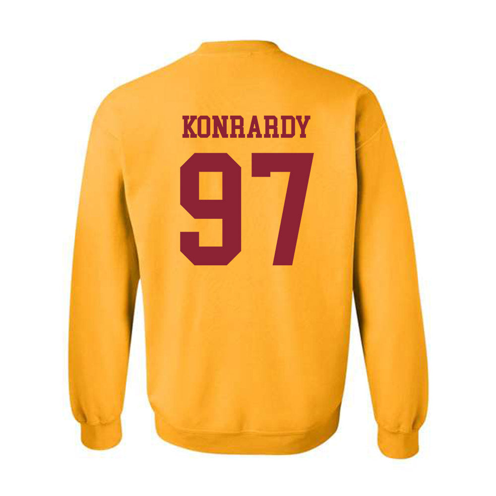 Iowa State - NCAA Football : Kyle Konrardy - Sports Shersey Crewneck Sweatshirt