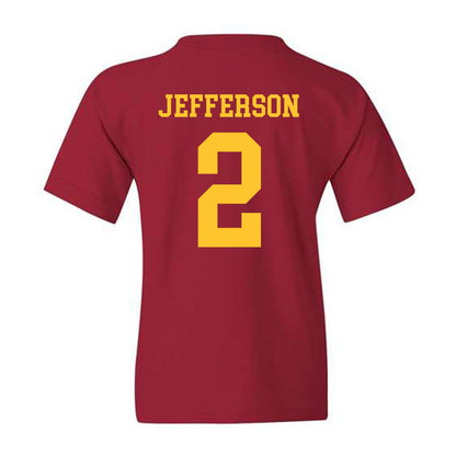 Iowa State - NCAA Men's Basketball : Joshua Jefferson - Sports Shersey Youth T-Shirt