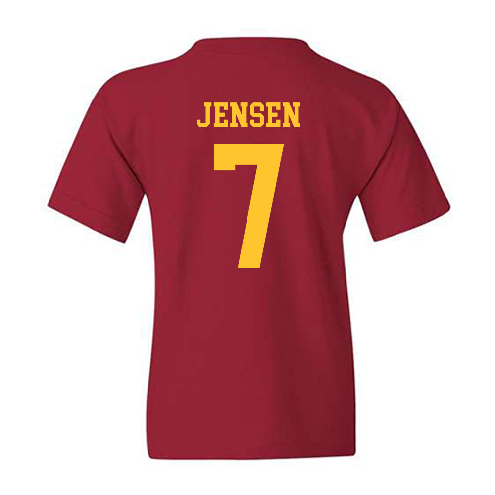 Iowa State - NCAA Women's Basketball : Freya Jensen - Sports Shersey Youth T-Shirt-1