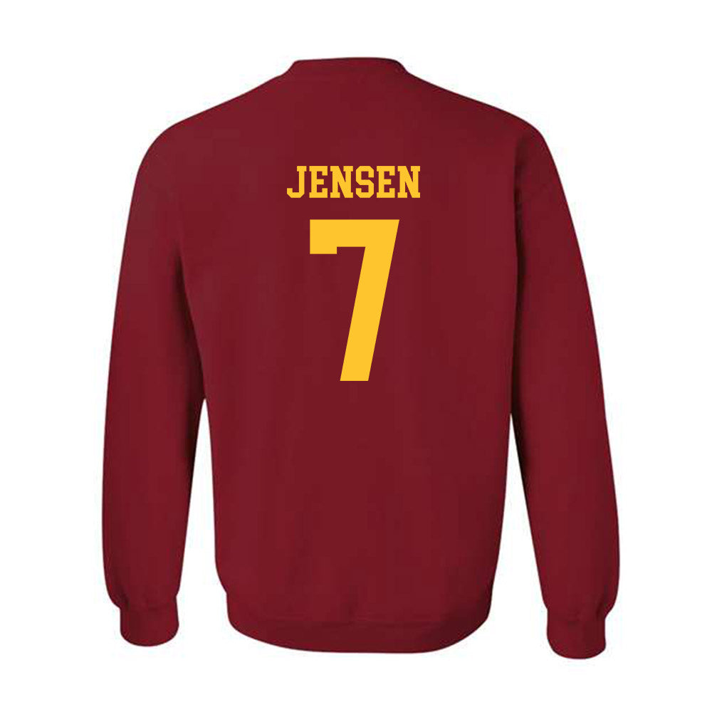 Iowa State - NCAA Women's Basketball : Freya Jensen - Sports Shersey Crewneck Sweatshirt-1