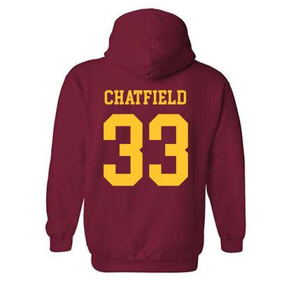 Iowa State - NCAA Men's Basketball : Brandton Chatfield - Sports Shersey Hooded Sweatshirt