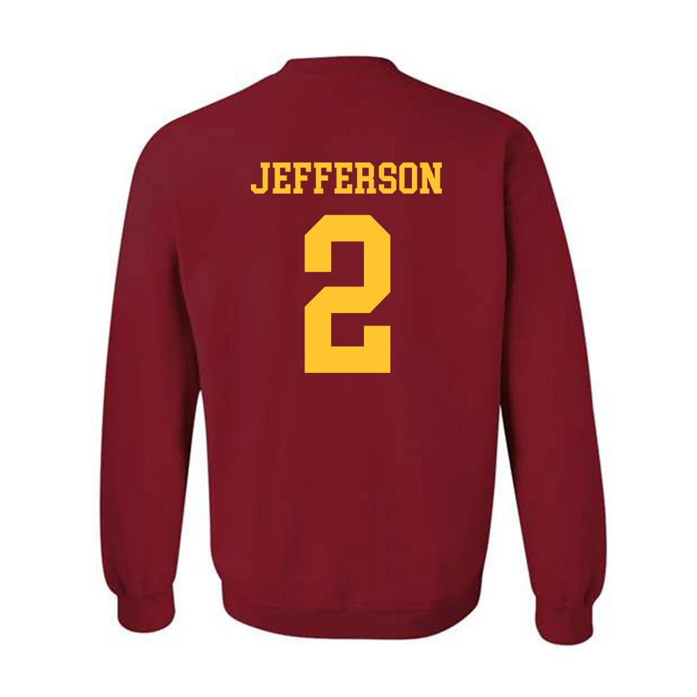 Iowa State - NCAA Men's Basketball : Joshua Jefferson - Sports Shersey Crewneck Sweatshirt