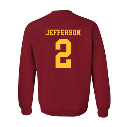 Iowa State - NCAA Men's Basketball : Joshua Jefferson - Sports Shersey Crewneck Sweatshirt