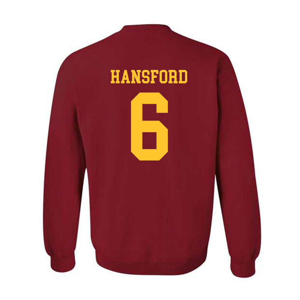 Iowa State - NCAA Women's Basketball : Lily Hansford - Sports Shersey Crewneck Sweatshirt