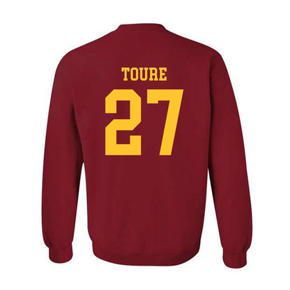 Iowa State - NCAA Men's Basketball : Killyan Toure - Sports Shersey Crewneck Sweatshirt-1