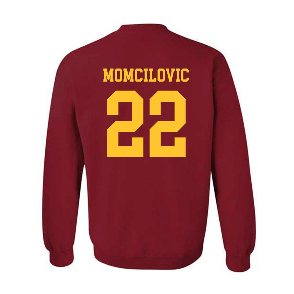 Iowa State - NCAA Men's Basketball : Milan Momcilovic - Sports Shersey Crewneck Sweatshirt-1