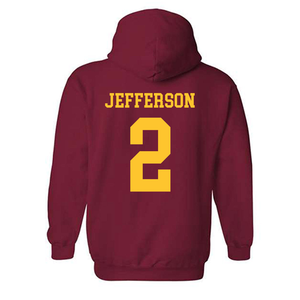 Iowa State - NCAA Men's Basketball : Joshua Jefferson - Sports Shersey Hooded Sweatshirt