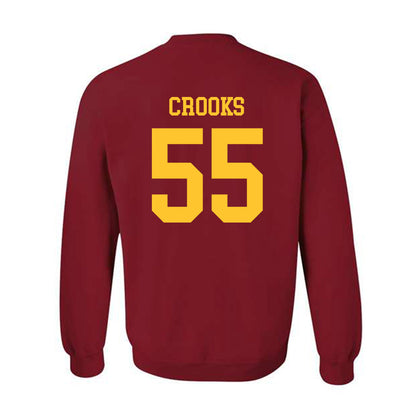 Iowa State - NCAA Women's Basketball : Audi Crooks - Sports Shersey Crewneck Sweatshirt-1
