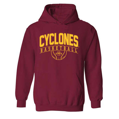 Iowa State - NCAA Men's Basketball : Brandton Chatfield - Sports Shersey Hooded Sweatshirt