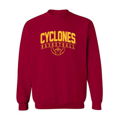 Iowa State - NCAA Men's Basketball : Milan Momcilovic - Sports Shersey Crewneck Sweatshirt-0