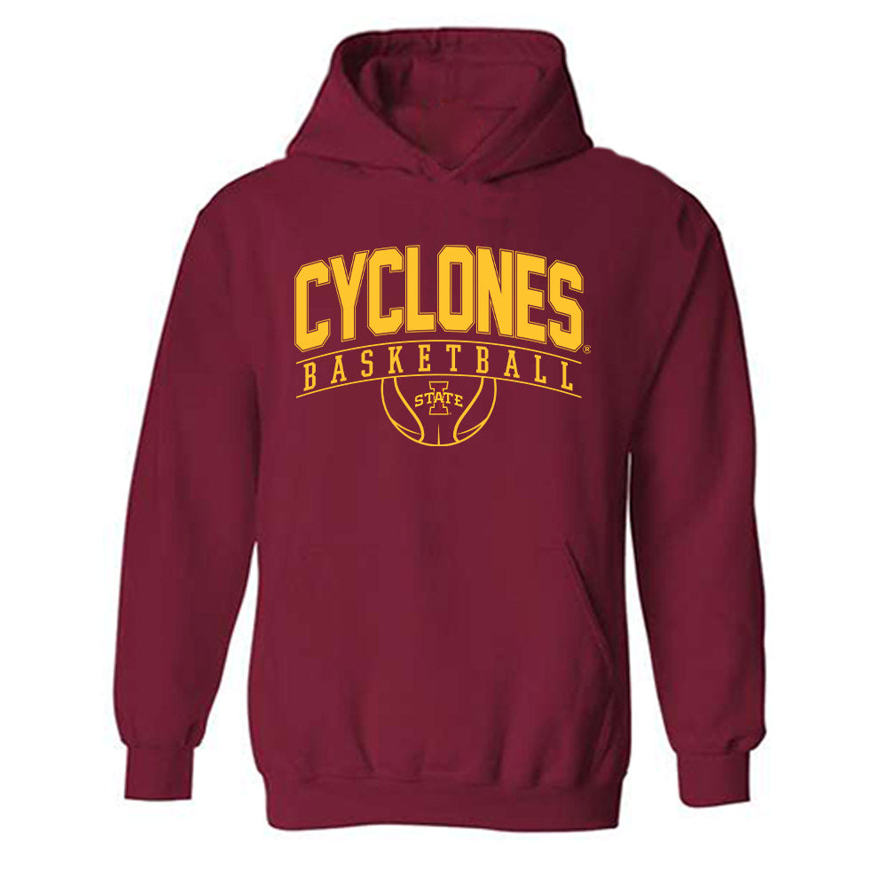 Iowa State - NCAA Men's Basketball : Keshon Gilbert - Sports Shersey Hooded Sweatshirt-0