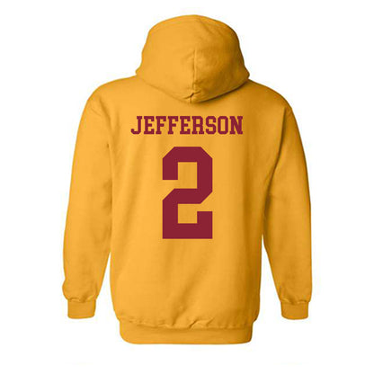 Iowa State - NCAA Men's Basketball : Joshua Jefferson - Sports Shersey Hooded Sweatshirt