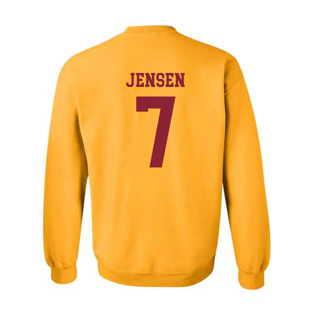 Iowa State - NCAA Women's Basketball : Freya Jensen - Sports Shersey Crewneck Sweatshirt-1