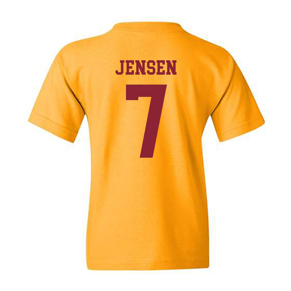 Iowa State - NCAA Women's Basketball : Freya Jensen - Sports Shersey Youth T-Shirt-1