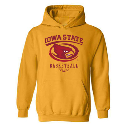 Iowa State - NCAA Men's Basketball : Milan Momcilovic - Sports Shersey Hooded Sweatshirt-0