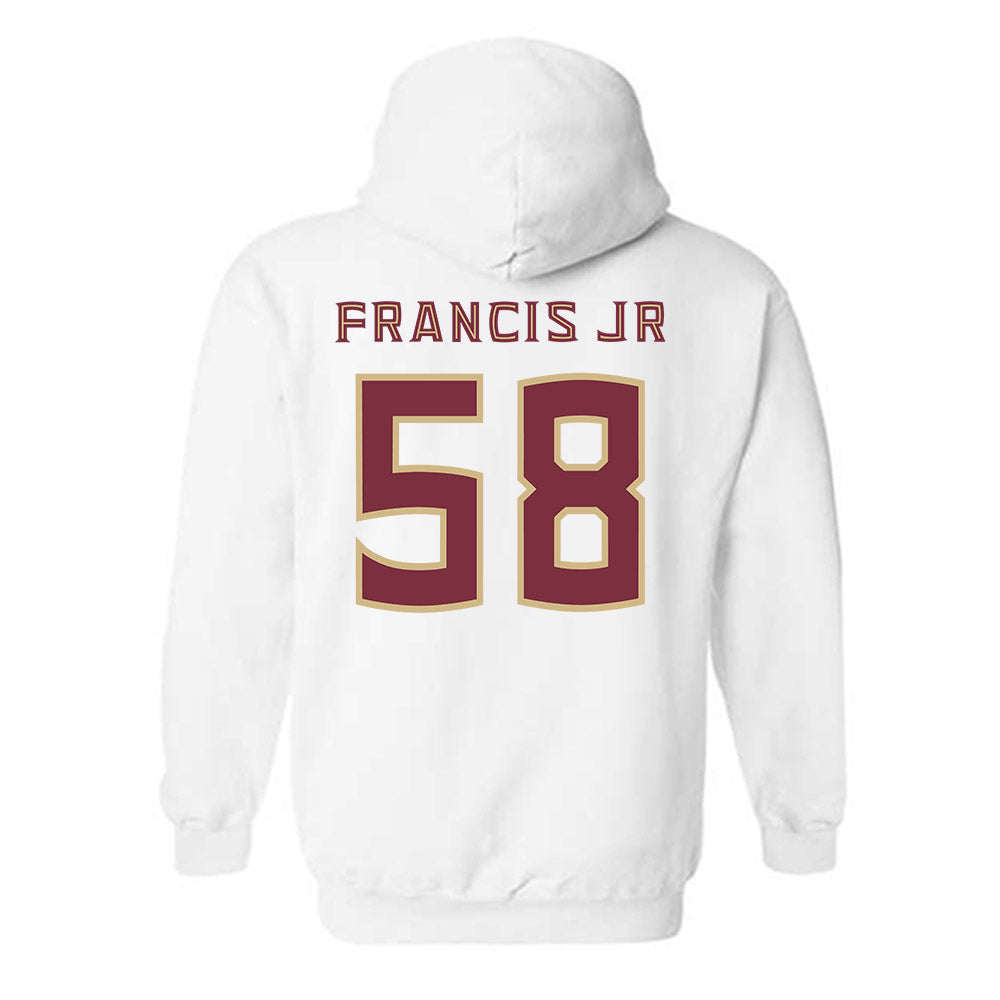 FSU - NCAA Football : Luke Francis Jr - Replica Shersey Hooded Sweatshirt-1