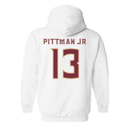 FSU - NCAA Football : Randy Pittman Jr - Replica Shersey Hooded Sweatshirt-1