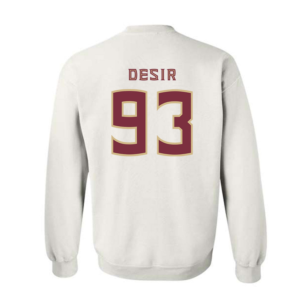 FSU - NCAA Football : Mandrell Desir - Replica Shersey Crewneck Sweatshirt-1