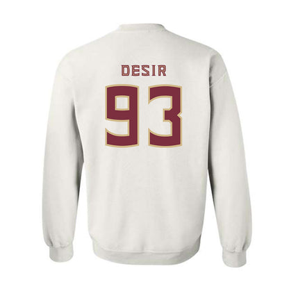 FSU - NCAA Football : Mandrell Desir - Replica Shersey Crewneck Sweatshirt-1