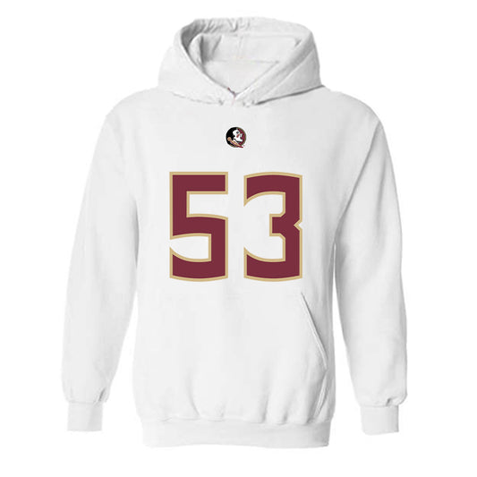FSU - NCAA Football : Alexander Nocco - Replica Shersey Hooded Sweatshirt-0