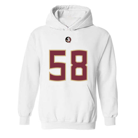 FSU - NCAA Football : Luke Francis Jr - Replica Shersey Hooded Sweatshirt-0
