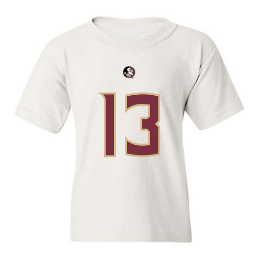 FSU - NCAA Football : Randy Pittman Jr - Replica Shersey Youth T-Shirt-0
