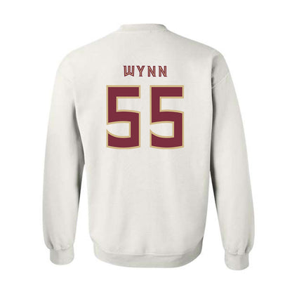 FSU - NCAA Football : Kevin Juju Wynn - Replica Shersey Crewneck Sweatshirt-1