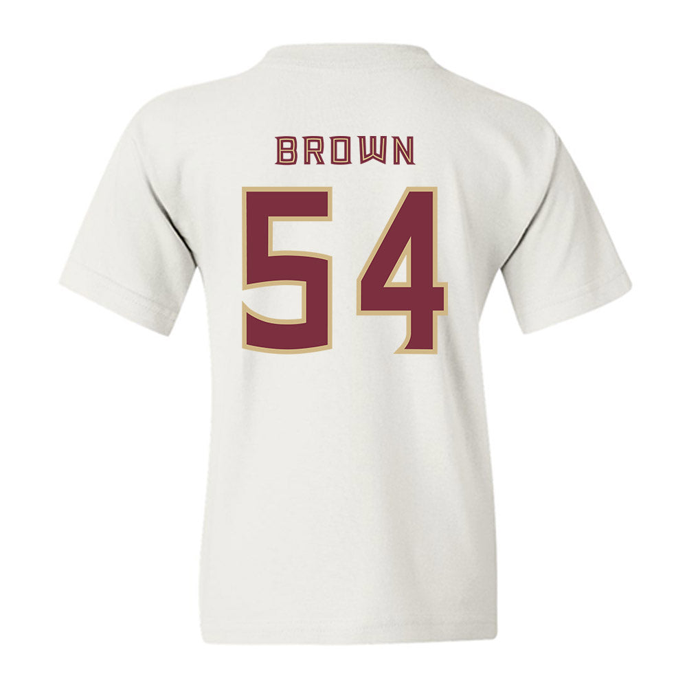 FSU - NCAA Football : Chastan Brown - Replica Shersey Youth T-Shirt-1