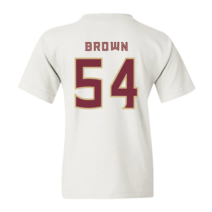 FSU - NCAA Football : Chastan Brown - Replica Shersey Youth T-Shirt-1