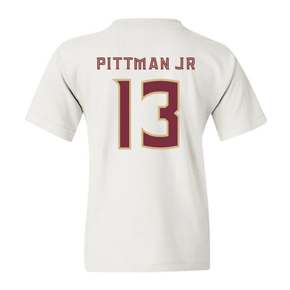FSU - NCAA Football : Randy Pittman Jr - Replica Shersey Youth T-Shirt-1