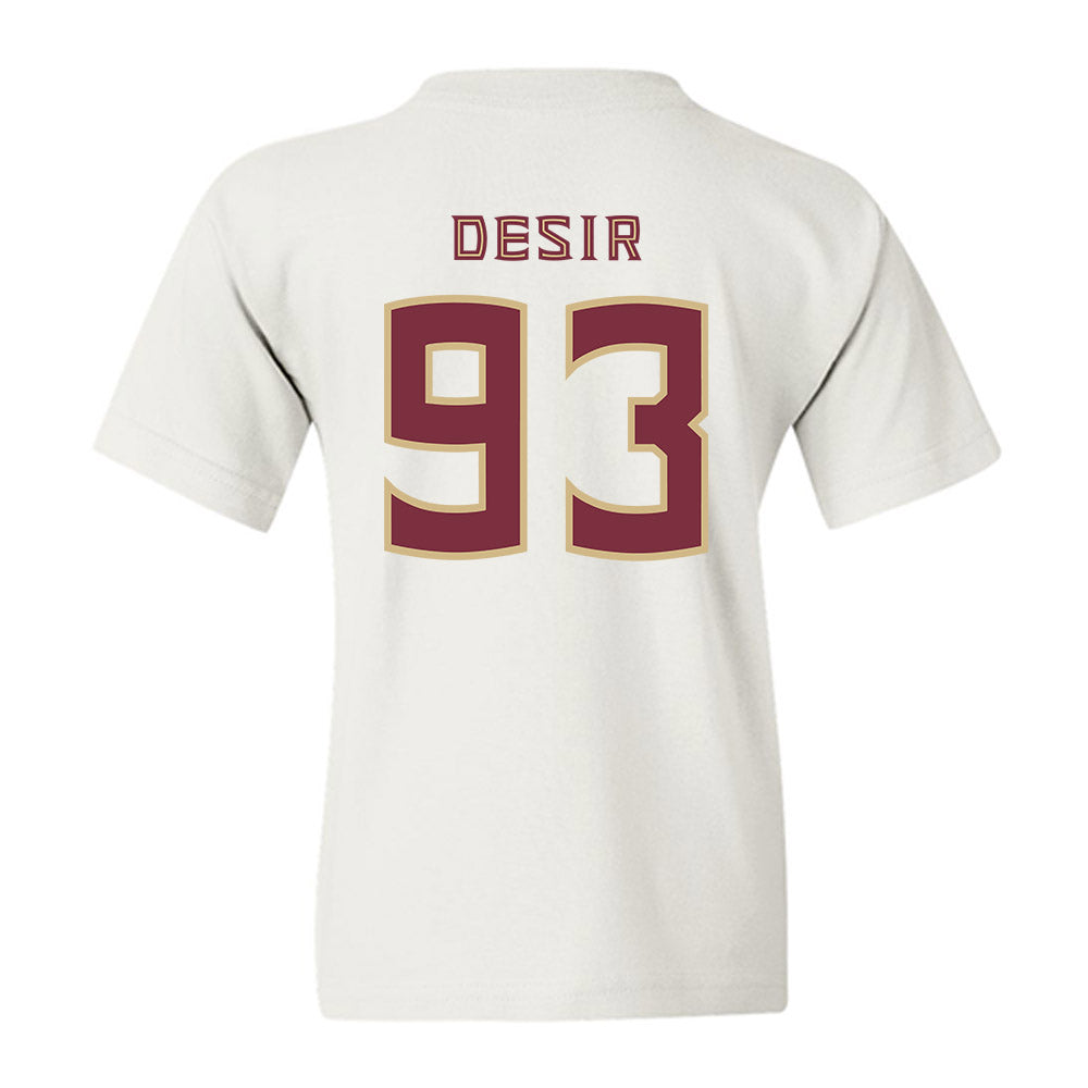 FSU - NCAA Football : Mandrell Desir - Replica Shersey Youth T-Shirt-1