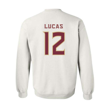 FSU - NCAA Football : Jaylin Lucas - Replica Shersey Crewneck Sweatshirt-1