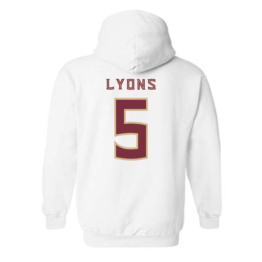FSU - NCAA Football : Daniel Lyons - Replica Shersey Hooded Sweatshirt-1