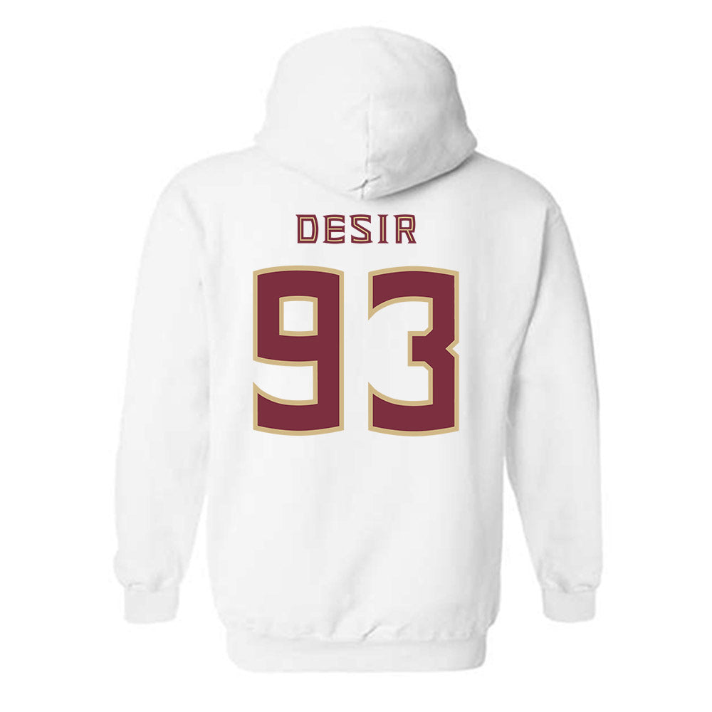 FSU - NCAA Football : Mandrell Desir - Replica Shersey Hooded Sweatshirt-1