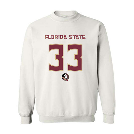 FSU - NCAA Football : Antonio Cromartie Jr - Replica Shersey Crewneck Sweatshirt-0