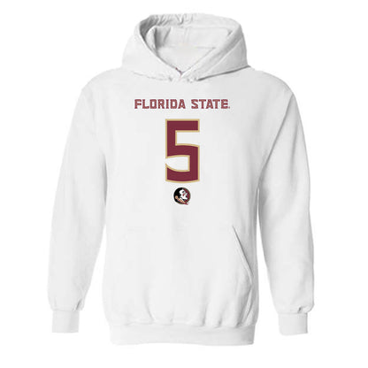 FSU - NCAA Football : Daniel Lyons - Replica Shersey Hooded Sweatshirt-0