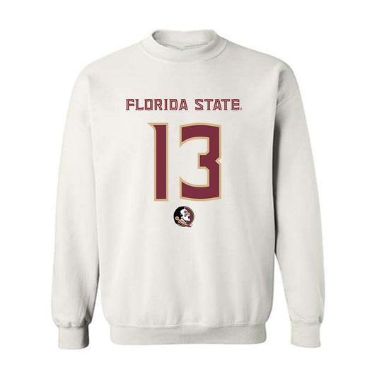 FSU - NCAA Football : Randy Pittman Jr - Replica Shersey Crewneck Sweatshirt-0