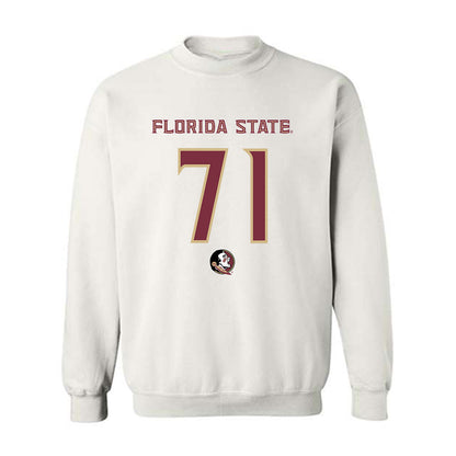 FSU - NCAA Football : JaElyne Matthews - Replica Shersey Crewneck Sweatshirt-0