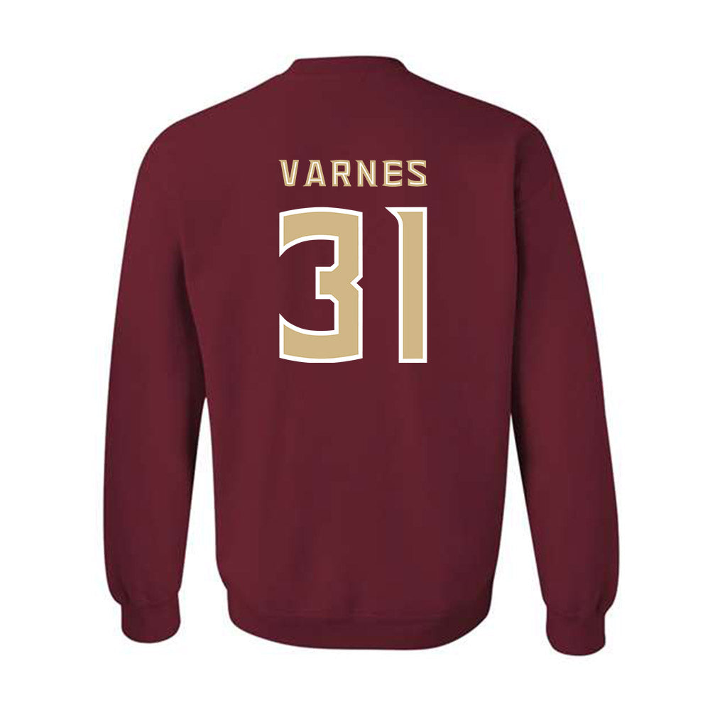 FSU - NCAA Baseball : Braxton Varnes - Replica Shersey Crewneck Sweatshirt-1