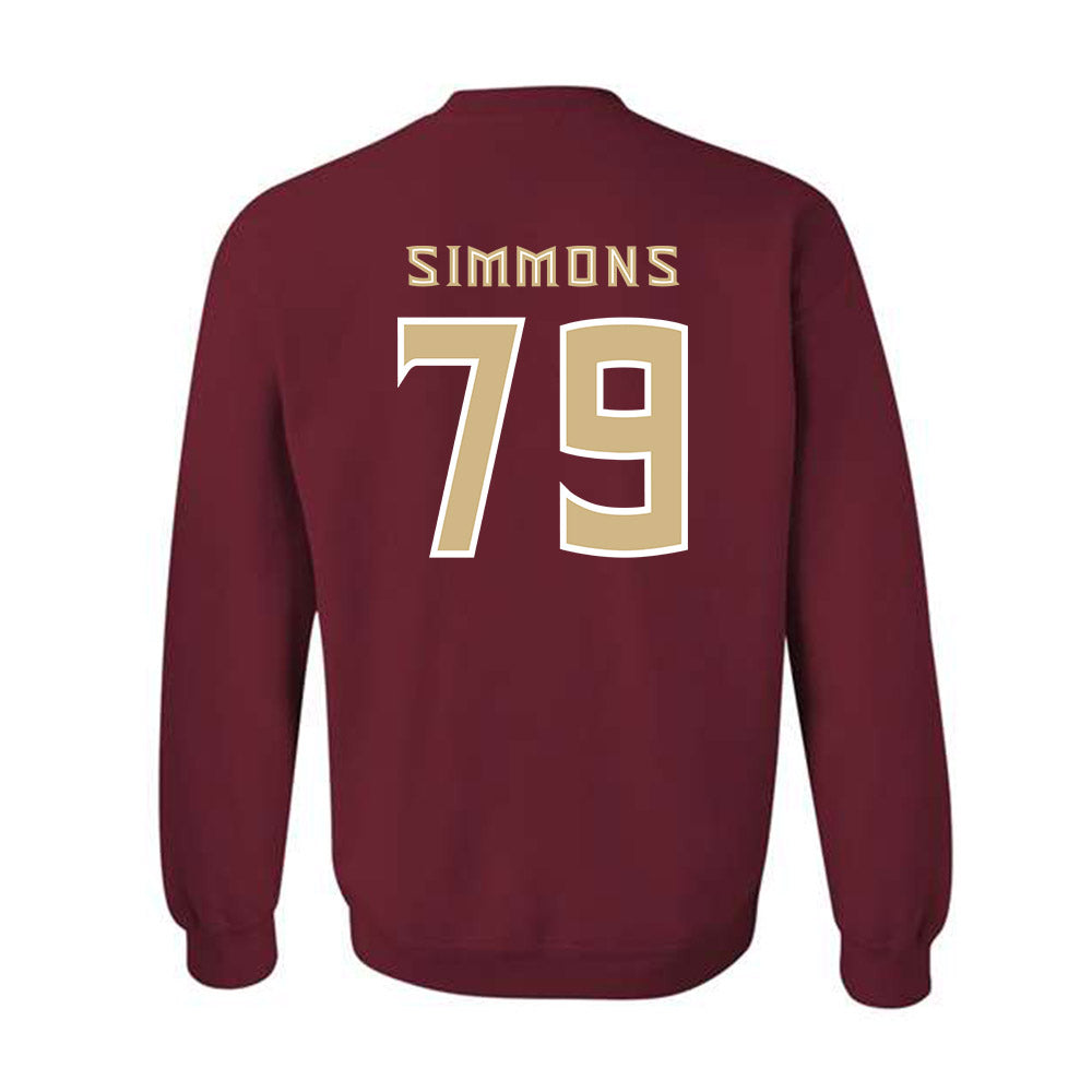 FSU - NCAA Football : Lucas Simmons - Crewneck Sweatshirt