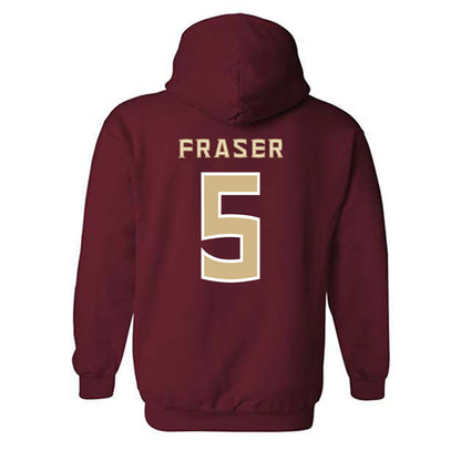 FSU - NCAA Baseball : Gabe Fraser - Replica Shersey Hooded Sweatshirt-1