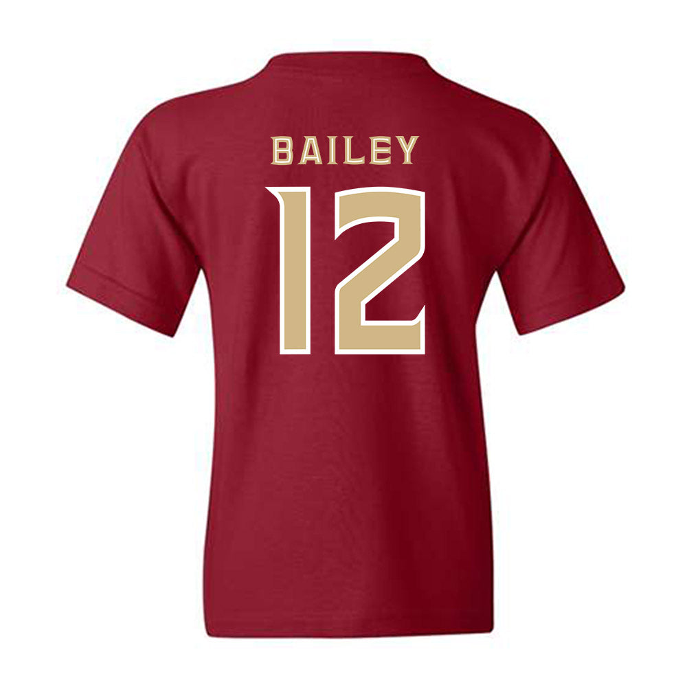 FSU - NCAA Baseball : Myles Bailey - Replica Shersey Youth T-Shirt-1