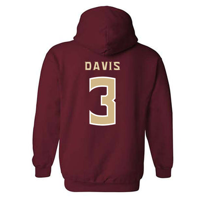 FSU - NCAA Football : Kam Davis - Replica Shersey Hooded Sweatshirt