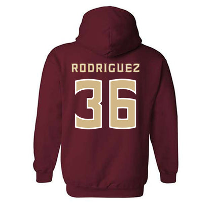 FSU - NCAA Baseball : Mookie Rodriguez - Replica Shersey Hooded Sweatshirt-1