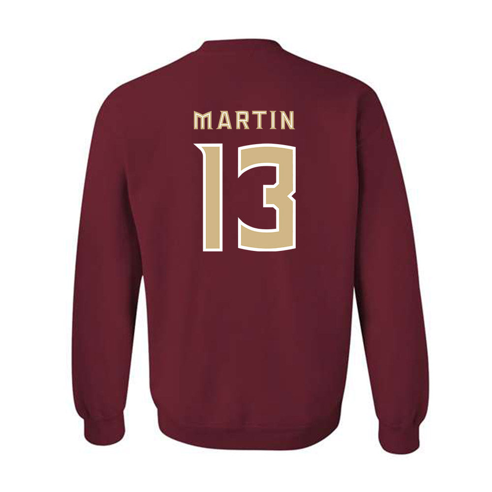 FSU - NCAA Men's Lacrosse : Kyle Martin - Replica Shersey Crewneck Sweatshirt-1