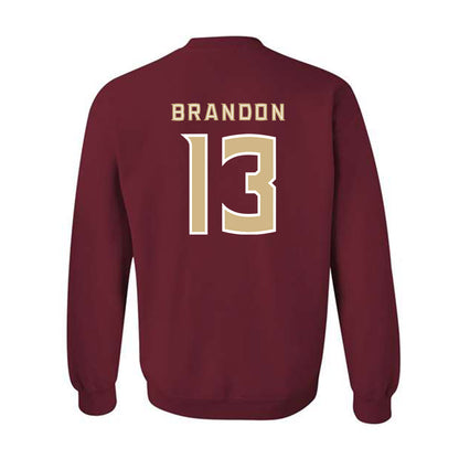 FSU - NCAA Women's Soccer : Mya Brandon - Replica Shersey Crewneck Sweatshirt-1
