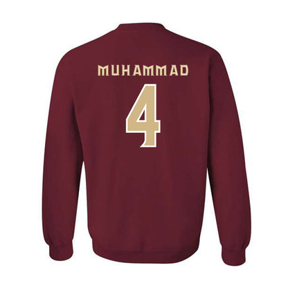 FSU - NCAA Men's Basketball : Shahid Muhammad - Replica Shersey Crewneck Sweatshirt-1