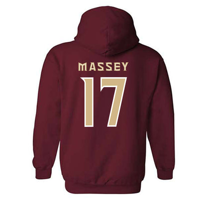 FSU - NCAA Beach Volleyball : Myriah Massey - Replica Shersey Hooded Sweatshirt
