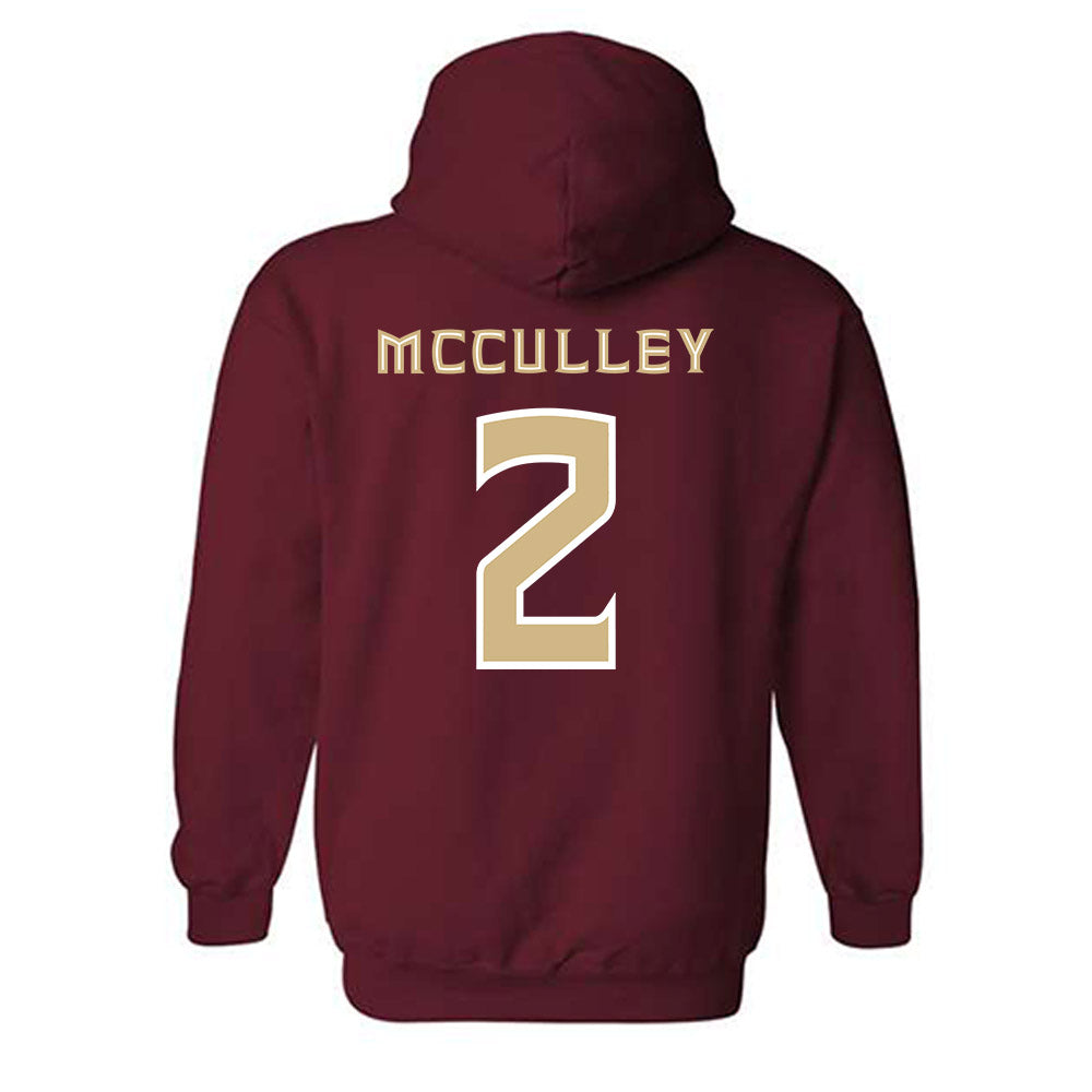 FSU - NCAA Baseball : Carter McCulley - Replica Shersey Hooded Sweatshirt